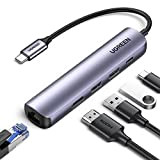 UGREEN Hub USB C HDMI 4K 60Hz Adaptateur USB C RJ45 Ethernet Supporte PD 100W Recharge Compatible avec MacBook Pro ...