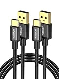 UGREEN Lot de 2 Câble USB C Charge Rapide 3A Nylon Tressé Compatible avec Galaxy S21 S20Fe S10 Note 20 ...