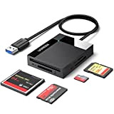 UGREEN USB 3.0 Lecteur de Carte SD Micro SD CF MS 4 en 1 Adaptateur de Carte SD TF Compact ...