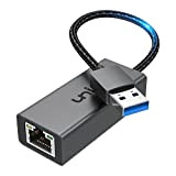 uni Adaptateur USB 3.0 Ethernet pour Nintendo Switch [USB RJ45] Adaptateur USB réseau LAN1000 Mbps, Compatible avec MacBook, Surface Book ...