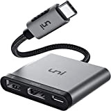 uni Adaptateur USB C vers HDMI 3 en 1 Hub USB C, Charge Rapide-100W USB 3.0 [5Gbps-Grande Vitesse] Type C ...