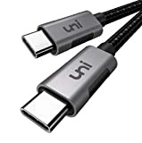 uni Cable USB C vers USB C 100W 2m Charge Ultra-Rapide, Câble Type C 20V 5A -Nylon Tressé, Compatible avec ...