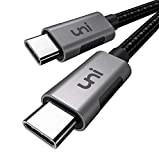 uni Cable USB C vers USB C [3M 100W] Charge Ultra-Rapide, Câble Type C 20V 5A -Nylon Tressé, Compatible avec ...