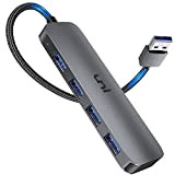 uni Hub USB 3.0 avec 4 Ports USB 3.0 [Transfert de données 5Gbps] Aluminium pour PC, MacBook Air, Mac Pro/Mini, ...
