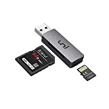 uni Lecteur de Carte USB 3.0 vers SD/MicroSD, Lecteur de Carte Mémoire Externe USB, Prend en Charge Les Cartes SDXC,SDHC,SD,MMC,RS-MMC,Micro ...