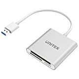 Unitek Lecteur Carte SD USB 3.0 Lecteur et Écriture de Carte Mémoire Compact Flash avec 3 Slots Supporte Carte CF/SD/TF ...