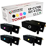 universocartuccia® Toner Compatible pour Epson Aculaser , ACULASER C1750 N, ACULASER c1750 W, ACULASER CX17NF, ACULASER CX17WF