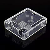 UNO R3 ABS Cas | Boîtier De Protection pour Arduino UNO R3 (Noir/Transparent) (Transparent)