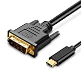 UPGROW Câble USB-C vers DVI - Câble Thunderbolt vers DVI 4K à 30 Hz, USB Type C vers DVI femelle, compatible ...