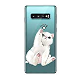 Uposao Coque pour Samsung Galaxy S10e,Étui Transparent Motif Jolie Cool Silicone Gel TPU Souple Ultra Slim Ultra Hybrid Case Bumper ...