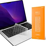 UPPERCASE GhostCover Protection de clavier ultra fine de qualité supérieure, disposition de clavier EU (ISO), compatible avec MacBook Pro 14 ...