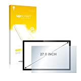upscreen 27" Protection Ecran Anti-Reflet pour PC à écran Tactile avec 27,0 Pouces (68.7 cm) [598 mm x 336 mm, ...