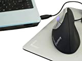 Urban Factory Ergo Mouse USB Optique 1600DPI Souris - Souris Pour Gaucher (Optique, USB, 1600 DPI)