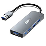 USB 3.0 Hub 4 Ports, BENFEI Ultra Fin Compatible avec MacBook, Mac Pro, Mac Mini, iMac, Surface Pro, XPS, PC, ...