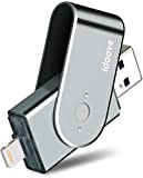 USB 3.0 Pendrive pour iPhone 128 Go certifié MFi – Clé USB pour iPhone et iPad - Extension de l'adaptateur ...