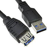 USB 3,0 SuperSpeed d'extension Rallonge câble Type A Mâle vers Femelle Noir 2 m [2 mètre/2m]