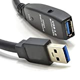 USB 3,0 SuperSpeed Répétiteur d'extension Rallonge câble A Mâle vers Femelle Active 10 m [10 mètre/10m]