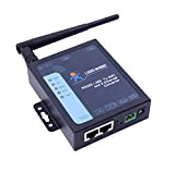 USR -W630 Industriel Serial to WiFi et Ethernet Convertisseur Supporte 2 Ports Ethernet, Modbus RTU DC Adaptateur et Borne d'alimentation ...