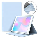 VAGHVEO Coque pour iPad 9.7" 2017/2018, iPad Air1/Air 2 Étui Housse Smart Case (Réveil/Sommeil Automatique) Cover Arrière TPU Souple avec ...