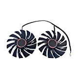 VAHOOO Nouveau Ventilateur GPU 95MM 4PIN PLD10010S12HH R9 390 Gaming, Compatible for MSI Radeon R9 390, R9 380, R7 370, ...