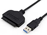 Valuegist Câble Adaptateur de Disque Dur USB 3.0 à 2.5"SATA III, convertisseur pour SSD/HDD 2,5" (Non Compatible avec HDD3,5)