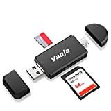 Vanja Lecteur de Cartes SD/Micro SD, USB Type C Micro USB OTG et Lecteur de Carte mémoire USB 2.0 pour ...