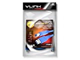 Vantec Thermal Technologies Smartteck 3U3AB CBL-BL-Câble USB 3.0 SuperSpeed VLINK Bleu