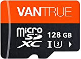 Vantrue 128Go Carte mémoire microSDXC UHS-I U3 4K avec Adaptateur Compatible avec Dashcam, Smartphone, Tablette, caméra d'action et caméra de ...