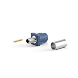 VARIA Group FAKRA Type C Male Connector for RG58 Cable, Crimp Version
