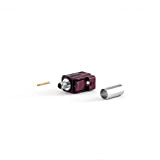 VARIA Group FAKRA Type D Female Connector for RG58 Cable, Crimp Version