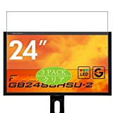 Vaxson Lot de 3 films protecteurs d'écran compatibles avec iiyama Monitor GB2488HSU-B2 24" (61 cm) en TPU [non en verre ...