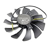 Ventilateur de refroidissement hôte de l'ordinateur Ha9010h12f-z 85mm 0.57A 2 Épingler GTX1050 GPU Fan de refroidisseur for M-S-I for le ...