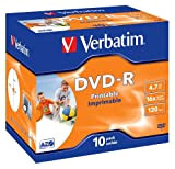 Verbatim (43521) : DVD-R 16x 10-pack : Printable Optical Media