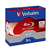 Verbatim 43615 BD-RE 2x, 5-pack, Blu-Ray, Optical Media