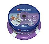 Verbatim (43667) : DVD+R DL 8x 25-pack : Printable Optical Media
