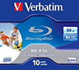 Verbatim (43736) : BD-R DL 6X 10-Pack : Blu-Ray Optical Media