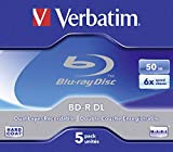 Verbatim (43748) : BD-R DL 6x 5-pack : Blu-Ray Optical Media