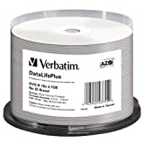 Verbatim (43755) : DVD-R 16x 50-pack : Printable Optical Media