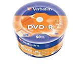 VERBATIM 43788 DVD-R 4,7 Go 16 x 50 Broches Argenté