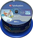 Verbatim 43812 25GB 6x BD-R SL Datalife jet d'encre imprimable - 50 Pack Spindle