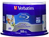VERBATIM 43812 25Go BD-R Disque Vierge Blu-Ray - disques Vierges Blu-Ray (BD-R, 25 Go, 405 nm, Fuseau, 50 pièce(s))