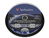 Verbatim 43825 25GB 4x M-Disc BD-R - 10 Pack Spindle