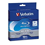 Verbatim 97335 Disque Vierge Blu-Ray BD-R 50 Go 10 pièce(s) - Disques Vierges Blu-Ray (BD-R, 50 Go, 6X, 10 pièce(s))