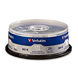 Verbatim 98909 Disque Vierge Blu-Ray BD-R 25 Go 25 pièce(s) - Disques Vierges Blu-Ray (BD-R, 25 Go, 4X, Fuseau, 25 ...