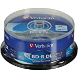 Verbatim Blu-Ray BD-R DL 98356 50GB 6X 25-Pack Broche