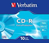 VERBATIM CDR DATALIFE 48X 700 MB P SUPLSLIM Tray CART. 10 Pack EX/Pro