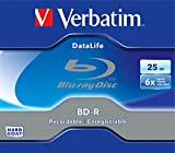 Verbatim DataLife BD-R BD-R 25Go 1pièce(s) - disques vierges Blu-Ray (BD-R, 120 mm, 25 Go, 6x, Coffret à bijoux, 1 ...