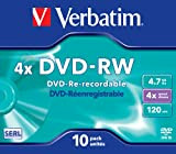 Verbatim DataLifePlus DVD-RW x 10 4.7 Go