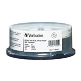 Verbatim Disc BD 50GB DL-R 6 X 25 Pack Inkjet Printable-BD-RE (Eje) Vierges