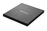 VERBATIM Graveur Blu-ray externe extrafin noir I Lecteur Blu-ray & DVD RW Port USB 3.2 Gen 1 extra-plat